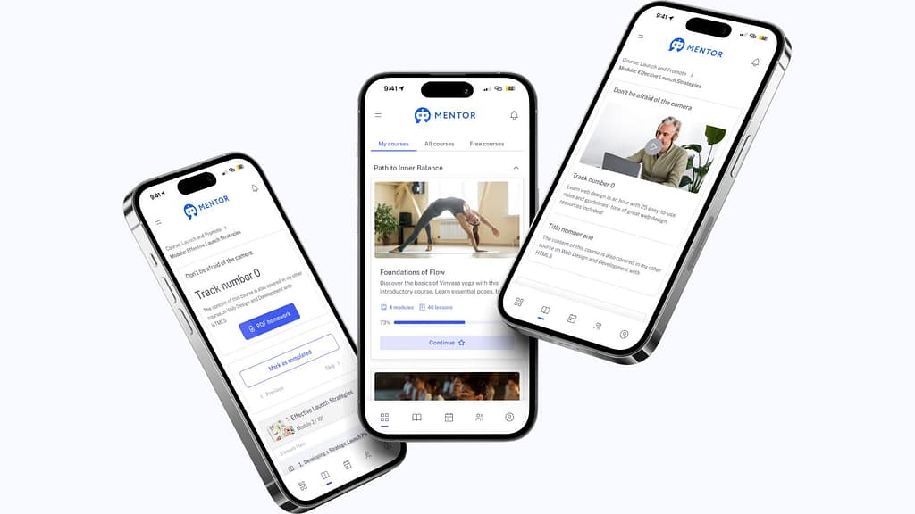 Mobile App für das Verkauf deiner Online Kurse.